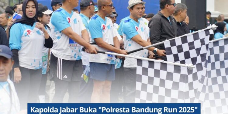 Kapolda Jabar Resmi Buka Polresta Bandung Run 2025, Ribuan Warga Meriahkan HUT ke-79 Bhayangkara