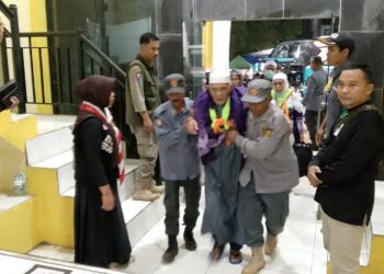Jemaah Haji Kloter 39 Sukabumi Tiba di Pusbangdai, Dua Jamaah Dilaporkan Wafat