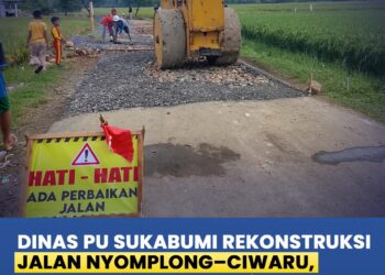 UPTD PU Ciemas Mulai Rekonstruksi Jalan Hotmix Senilai Rp1,8 Miliar, Ditarget Rampung dalam 90 Hari