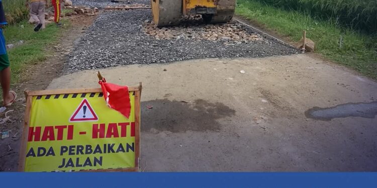 UPTD PU Ciemas Mulai Rekonstruksi Jalan Hotmix Senilai Rp1,8 Miliar, Ditarget Rampung dalam 90 Hari