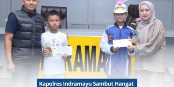 Usai Tampil di Monas, Polisi Cilik Indramayu Disambut Meriah