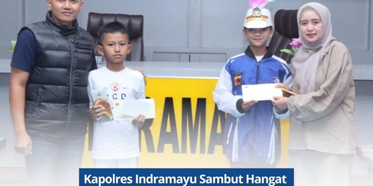 Usai Tampil di Monas, Polisi Cilik Indramayu Disambut Meriah