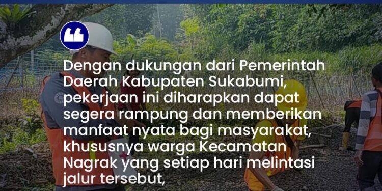 UPTD PU Cibadak Tangani Ruas Jalan Penghubung Pawenang–Babakan Panjang
