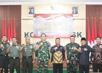 Dukung Pembangunan Desa, Wakil Ketua DPRD Sukabumi Hadiri Rakornis TMMD