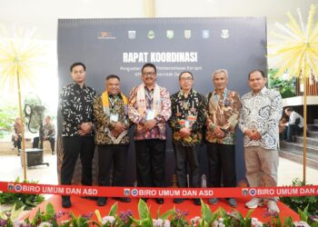 Dukung Pemerintahan Bersih, Ketua DPRD dan Bupati Sukabumi Hadiri Rakor KPK