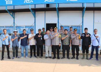 Dukung Investasi Aman, Kapolres Subang Cek Lokasi Pembangunan PT. BYD