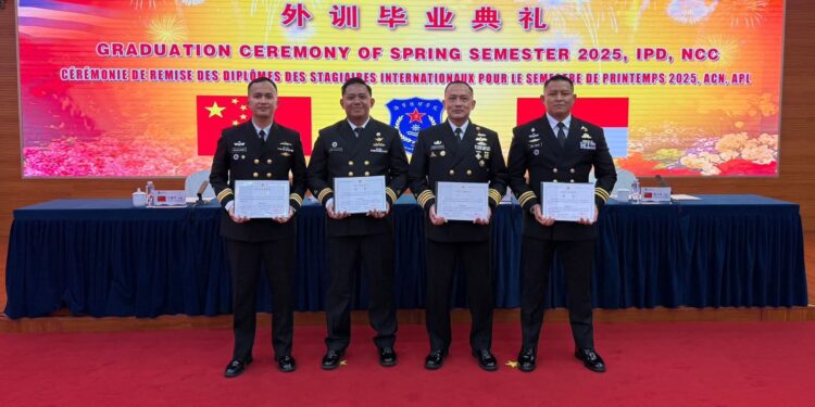 TNI AL Ukir Prestasi Internasional, Empat Pamen Lulus dari NCC China