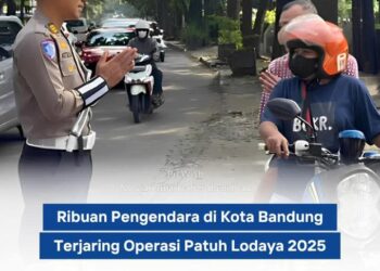Kesadaran Lalu Lintas Masih Rendah, Ribuan Pengendara Ditindak di Bandung
