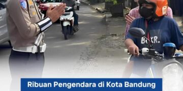Kesadaran Lalu Lintas Masih Rendah, Ribuan Pengendara Ditindak di Bandung