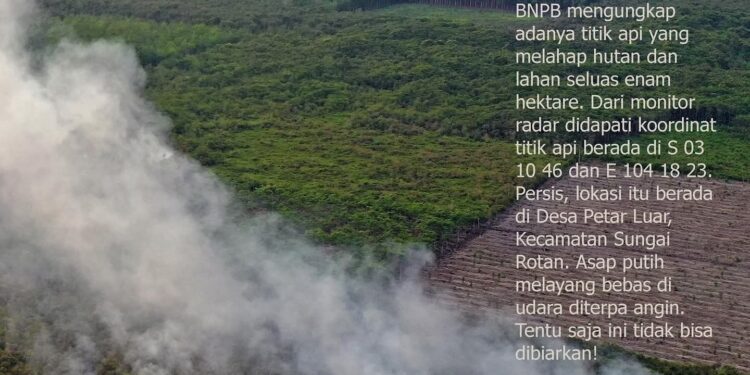 Bersama Menjaga Langit: Perang Melawan Bara di Sungai Rotan