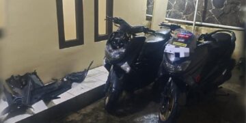 Terduga Penadah Motor Curian Asal Ciomas Dibekuk Polsek Panjalu
