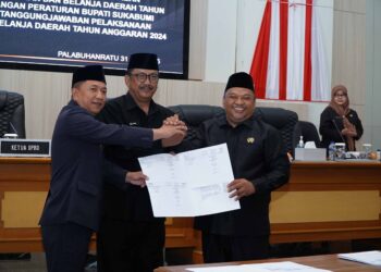 Paripurna ke-27 DPRD Sukabumi Setujui Penyesuaian Raperda Pertanggungjawaban APBD 2024