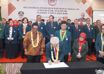 IDI Kabupaten Sukabumi Resmi Dilantik, Bupati Minta Dukungan Majukan Layanan Kesehatan