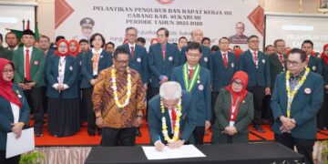 IDI Kabupaten Sukabumi Resmi Dilantik, Bupati Minta Dukungan Majukan Layanan Kesehatan