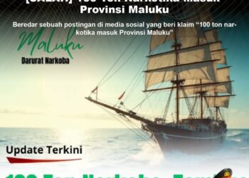 Disinformasi! Klaim 100 Ton Narkotika di Maluku Dibantah BNNP