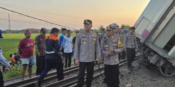 Kapolres Subang Ambil Langkah Cepat Usai KA Argo Bromo Anjlok di Pagaden