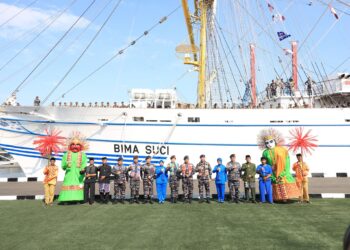 KRI Bima Suci Sandar di Jakarta, Bawa Taruna AAL dan Delegasi APCS