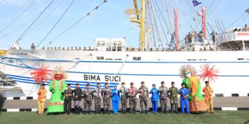 KRI Bima Suci Sandar di Jakarta, Bawa Taruna AAL dan Delegasi APCS