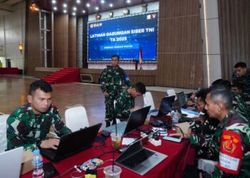 TNI Latihan Operasi Siber Gabungan, Siapkan Prajurit Hadapi Perang di Ruang Digital