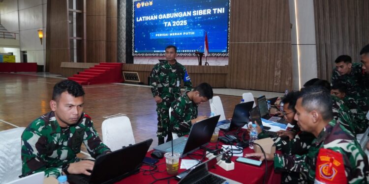 TNI Latihan Operasi Siber Gabungan, Siapkan Prajurit Hadapi Perang di Ruang Digital