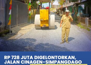 Dinas PU Genjot Pengaspalan Jalur Penghubung Jampangkulon–Cibitung, Target Selesai 60 Hari