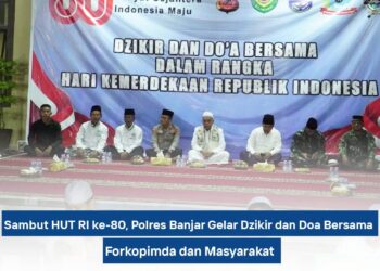 Sinergi Polres Banjar dan NU Gelar Doa Bersama untuk Keselamatan Bangsa