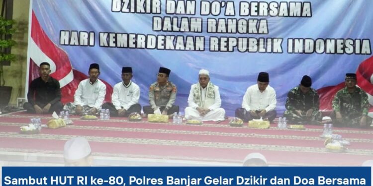Sinergi Polres Banjar dan NU Gelar Doa Bersama untuk Keselamatan Bangsa