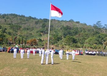 Semangat Kemerdekaan Berkobar di Ciemas: Upacara HUT RI ke-80 Digelar Meriah