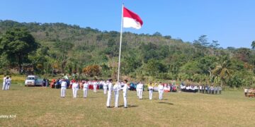 Semangat Kemerdekaan Berkobar di Ciemas: Upacara HUT RI ke-80 Digelar Meriah