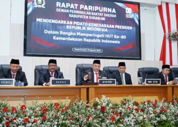 Rapat Paripurna ke-32 DPRD Kabupaten Sukabumi Tahun Sidang 2025, Agenda Mendengarkan Pidato Kenegaraan Presiden RI