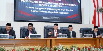 Rapat Paripurna ke-32 DPRD Kabupaten Sukabumi Tahun Sidang 2025, Agenda Mendengarkan Pidato Kenegaraan Presiden RI