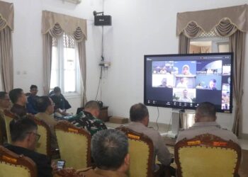 Sekda Ikuti Rakor Bersama Mendagri Bahas Peningkatan Pelayanan Publik