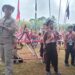 Ribuan Siswa Kecamatan Ciemas Meriahkan HUT Pramuka ke-64 di Lapang Sindanghayu