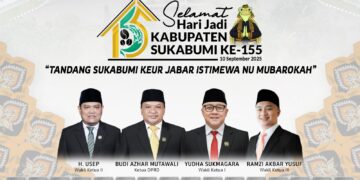 DPRD Kabupaten Sukabumi mengucapkan Selamat Ulang Tahun Kabupaten Sukabumi ke-155