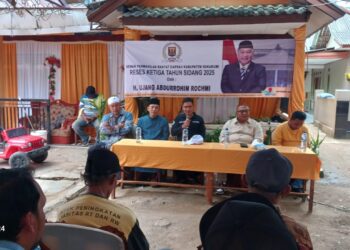 Infrastruktur Jalan dan Normalisasi Sungai Jadi Fokus Reses H.Ujang Abdurrohim Rochmi