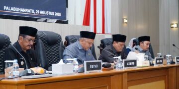 Rapat Paripurna Dewan Perwakilan Rakyat Daerah Kabupaten Sukabumi Ke-33 Tahun Sidang 2025