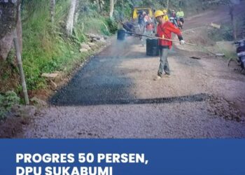 DPU Sukabumi Tangani Perbaikan Jalan Ruas Sagaranten–Pasirbandung, Progres Capai 50 Persen