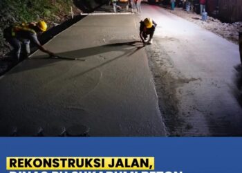 DPU Sukabumi Lakukan Rekonstruksi Jalan Nagrak–Cibadak, Gunakan Perkerasan Beton untuk Tingkatkan Daya Tahan Jalan