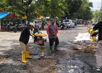 UPTD PU Palabuhanratu Tambal Ruas Ahmad Yani