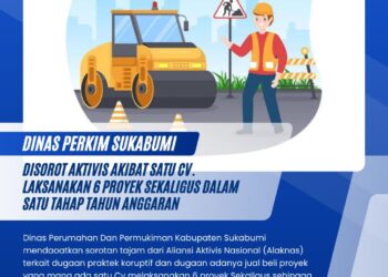 Satu Perusahaan, Enam Proyek: Alaknas Bongkar Dugaan Permainan Anggaran di Perkim Sukabumi