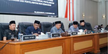 Paripurna ke-41: DPRD Sukabumi Bahas Pandangan Umum Fraksi terhadap Raperda Pencegahan dan Penanggulangan Kebakaran