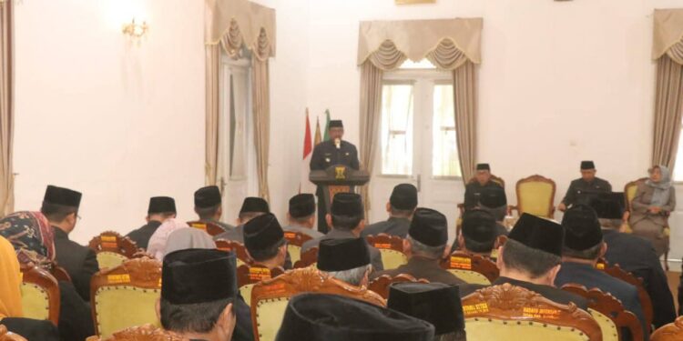 Pelantikan Pejabat Eselon IIb, Bupati Tekankan Penguatan Budaya Kerja dan Optimalisasi Layanan Publik