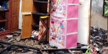 Kebakaran Rumah di Waluranmandiri Diduga Akibat Korsleting Listrik, Damkar Jampangkulon Bergerak Cepat