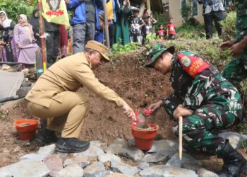 TMMD KE 127, WABUP” SINERGI TNI BERSAMA MASYARAKAT DALAM PERCEPATAN PEMBANGUNAN