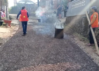 Jaga Kualitas Infrastruktur, UPTD PU Wilayah II Cibadak Awasi Pemeliharaan Jalan Cijalingan–Cibalung