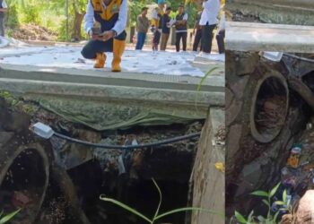 Drainase Tersumbat Sampah di Jalan Ahmad Yani, Kadis PU Sukabumi Langsung Koordinasi dengan DLH