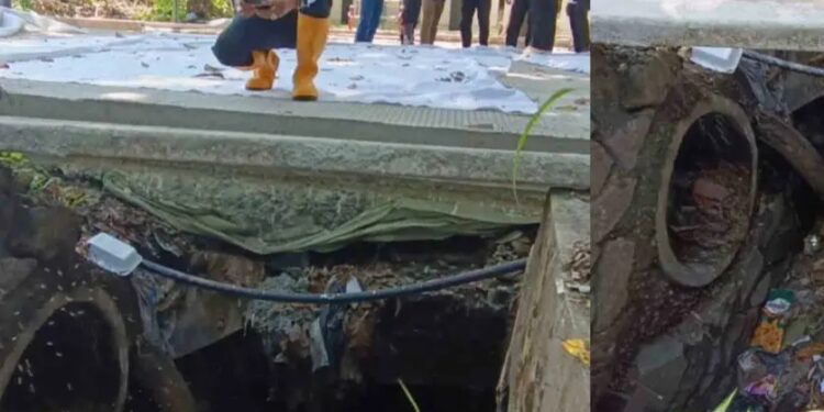 Drainase Tersumbat Sampah di Jalan Ahmad Yani, Kadis PU Sukabumi Langsung Koordinasi dengan DLH