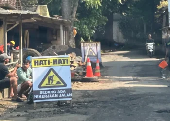 UPTD PU Wilayah III Cicurug Bangun Gorong-gorong di Ruas Jalan Pakuwon–Cipeuteuy