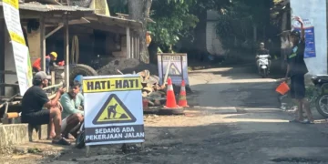 UPTD PU Wilayah III Cicurug Bangun Gorong-gorong di Ruas Jalan Pakuwon–Cipeuteuy