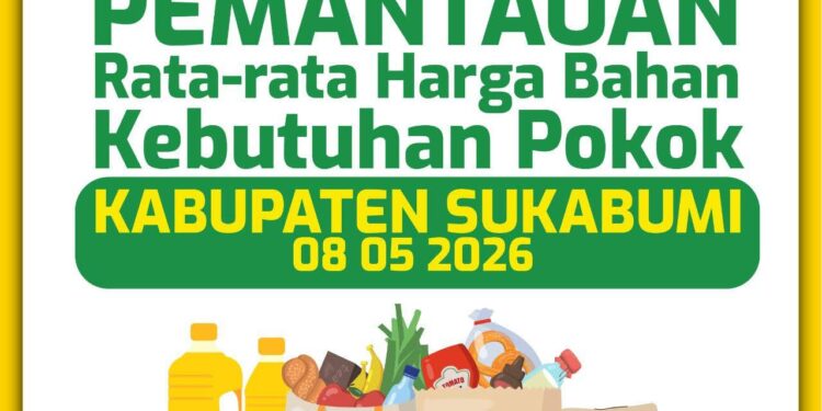 Pemkab Sukabumi Rilis Rekapitulasi Harga Kebutuhan Pokok di 12 Pasar